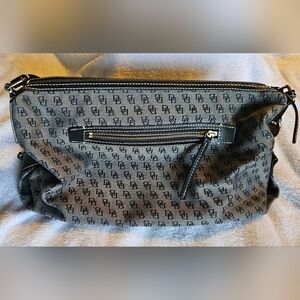 Dooney & Bourke Monogrammed Canvas Large Purse